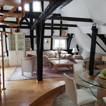 Penthouse Im Historischen Fachwerkhaus Mit Grosser Dachterrasse An Zentralster Lage Boppard Exteriér fotografie